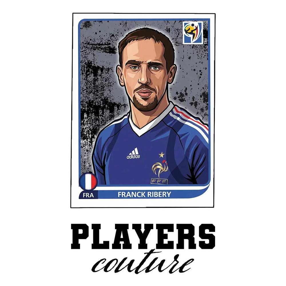 Franck Ribery World Cup Sticker Kids T-Shirt – franck ribery white Players Couture design