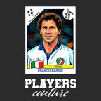 Franco Baresi World Cup Sticker Men's Hoodie – franco baresi black Players Couture design