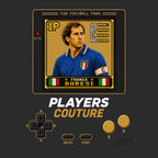 Franco Baresi 1P 8-Bit hoodie retro gaming design by Players Couture