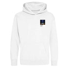 Franco Baresi Italy Icons in Lights Frame Kids Hoodie in White