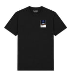 Franco Baresi Italy Icons in Lights Frame Men's T-Shirt in Black