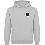 Franco Baresi Italy Icons in Lights Frame Men's Hoodie in Gray