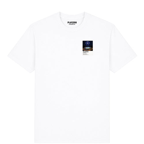 Franco Baresi Italy Icons in Lights Frame Men's T-Shirt in White