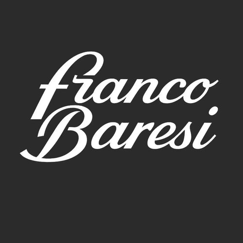 Franco Baresi Logo Men's T-Shirt – black close-up detail shot of the Franco Baresi Players Couture logo design