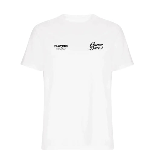 Franco Baresi t-shirt – white men's t-shirt featuring the Franco Baresi Players Couture logo