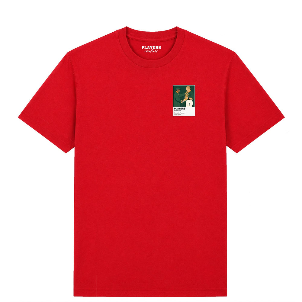 François Pienaar Rugby Union Icon Frame Men's T-Shirt – image 4