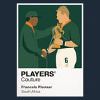 François Pienaar Rugby Union Icon Frame Men's T-Shirt – image 8