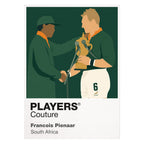 François Pienaar Rugby Union Icon Frame Men's Hoodie – image 8