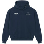 Frank & Ronald De Boer hoodie – navy men's hoodie featuring the Frank & Ronald De Boer Players Couture logo