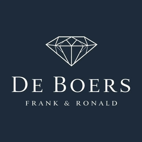 Frank & Ronald De Boer Logo Men's Hoodie – navy close-up detail shot of the Frank De Boer Players Couture logo design