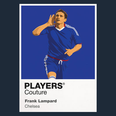 Frank Lampard Chelsea Icon Frame Men's Hoodie — Navy Artwork