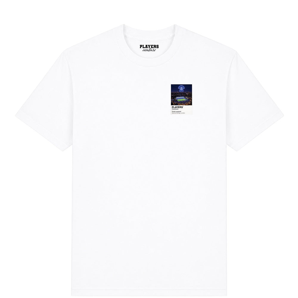 Frank Lampard Chelsea Icons in Lights Frame Men's T-Shirt in White