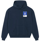 Frank Lampard 8 Football hoodie – navy men's hoodie featuring the Frank Lampard 8 Football Players Couture logo