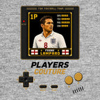 Frank Lampard 1P 8-Bit t-shirt retro gaming design by Players Couture
