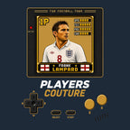 Frank Lampard 1P 8-Bit t-shirt retro gaming design by Players Couture