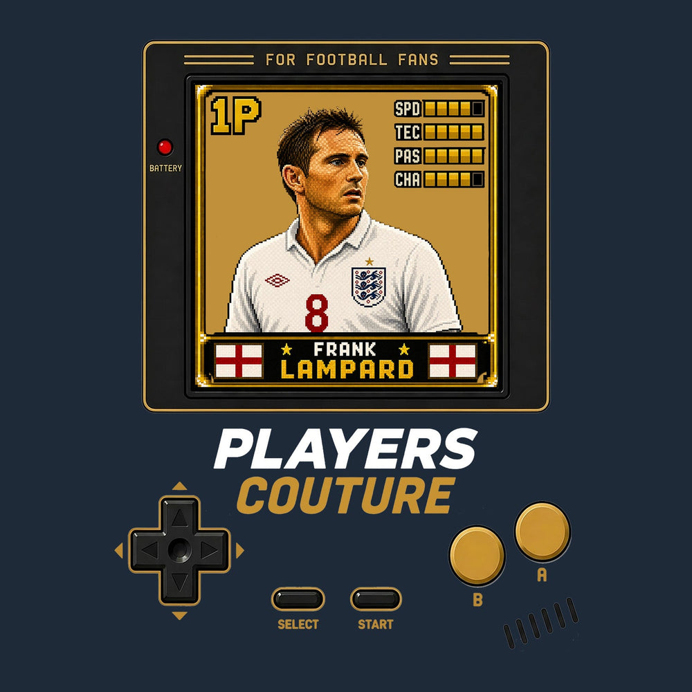 Frank Lampard 1P 8-Bit hoodie retro gaming design by Players Couture