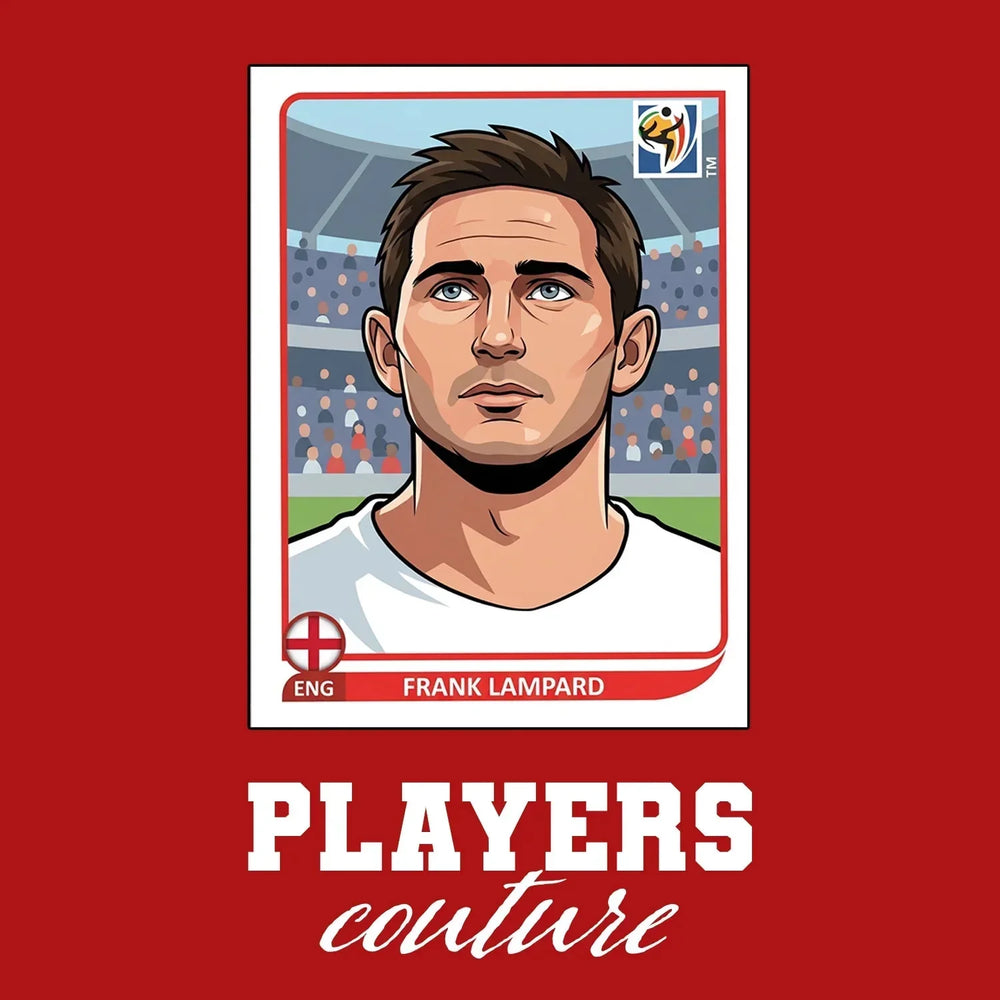 Frank Lampard World Cup Sticker Kids T-Shirt – frank lampard red Players Couture design