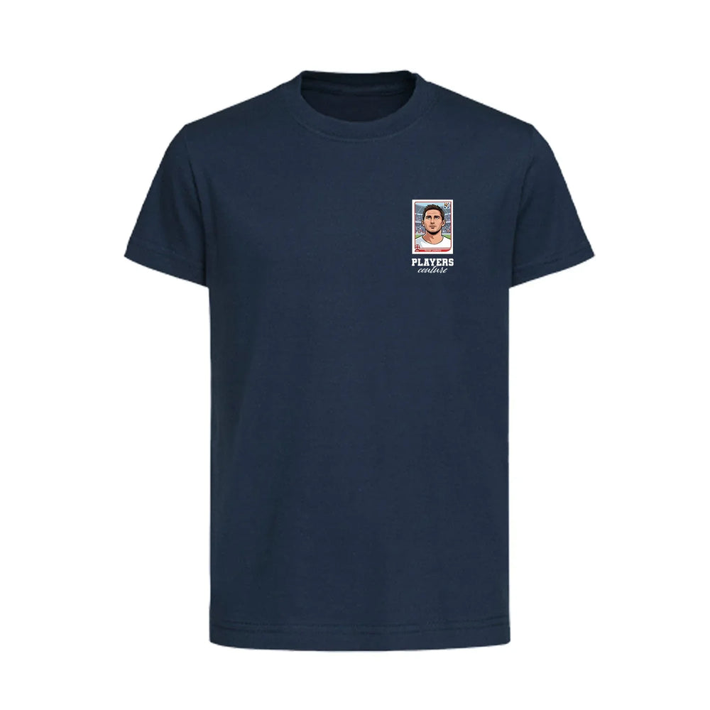 Frank Lampard World Cup Sticker Kids T-Shirt – frank lampard sticker kids navy tshirt Players Couture design