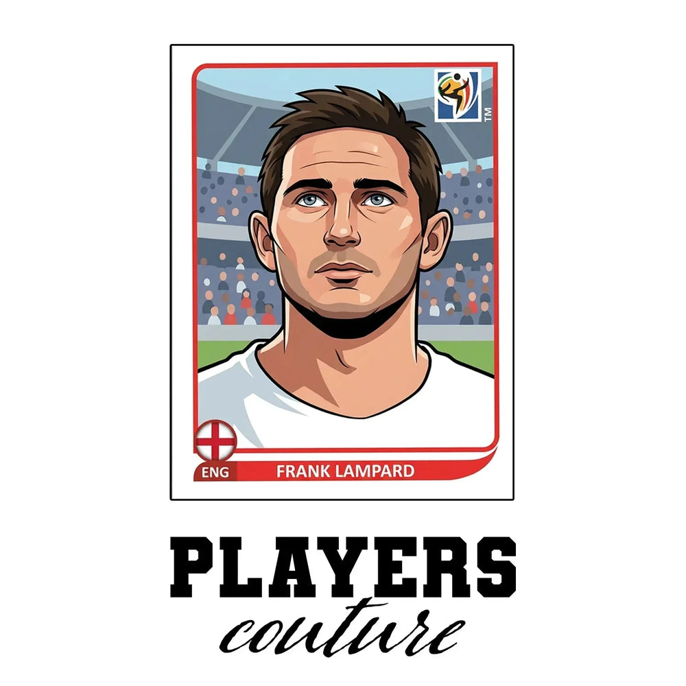 Frank Lampard World Cup Sticker Kids T-Shirt – frank lampard white Players Couture design