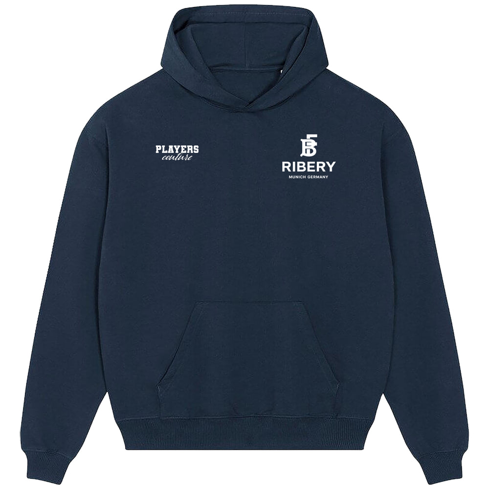 Frank Ribery Logo Players Couture Men's Casual Hoodie Navy
