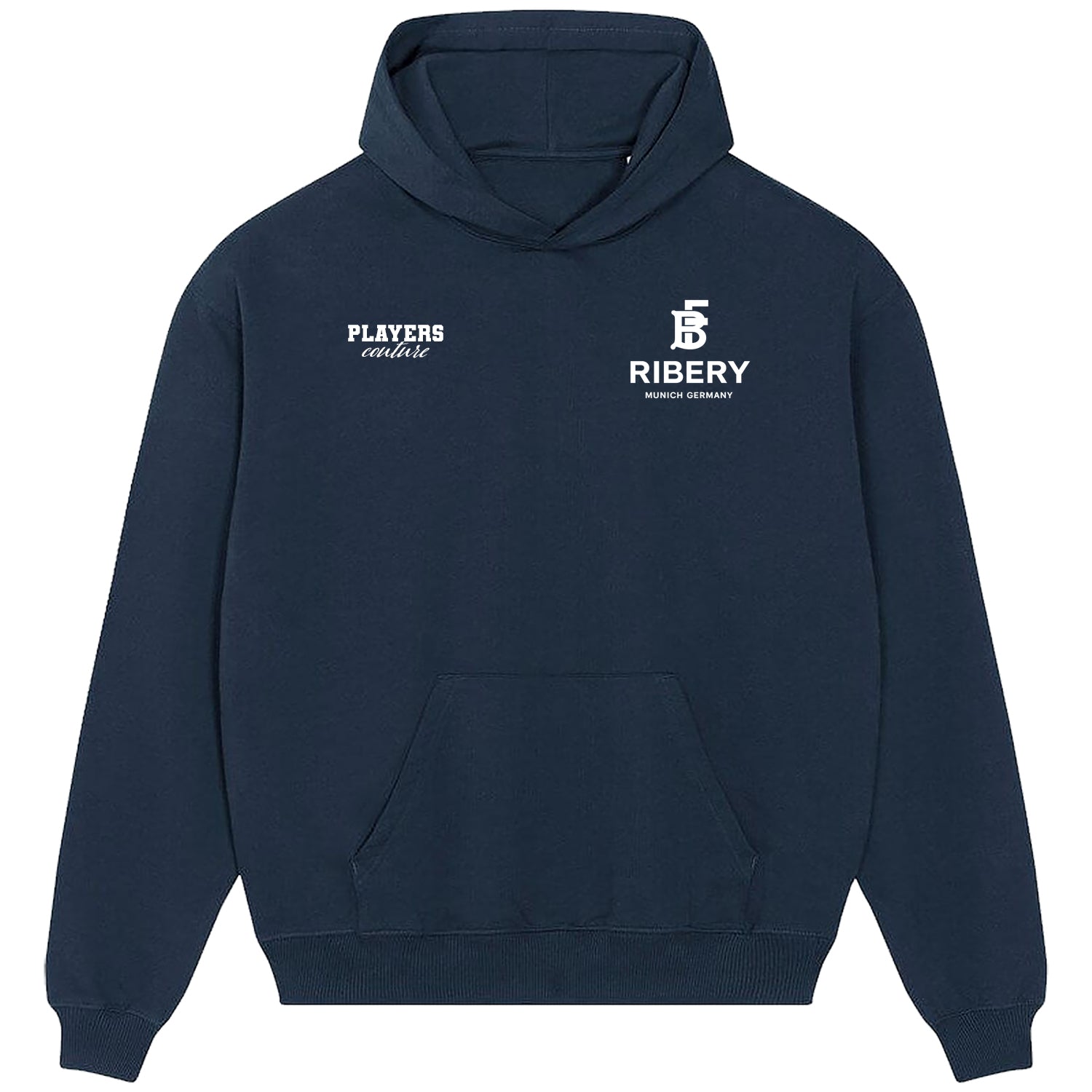 Frank Ribery Logo Players Couture Men's Casual Hoodie Navy
