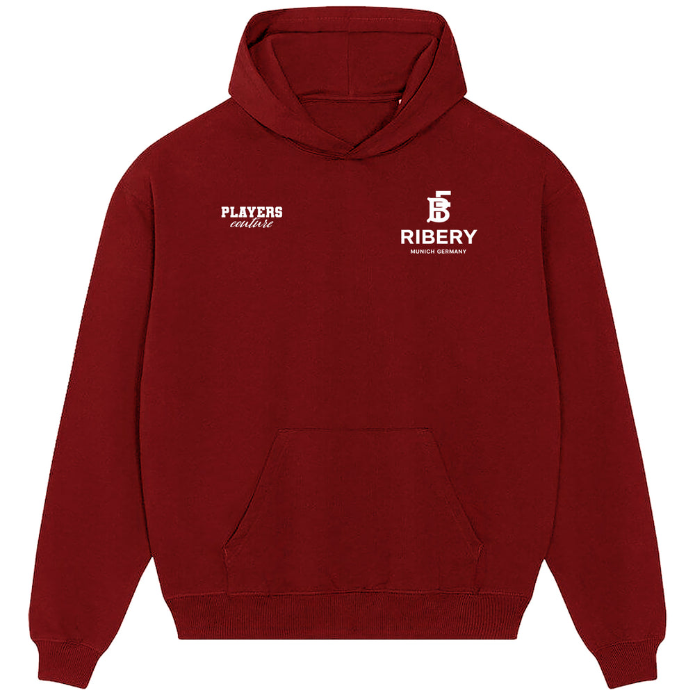 Frank Ribery Logo Players Couture Men's Casual Hoodie Red