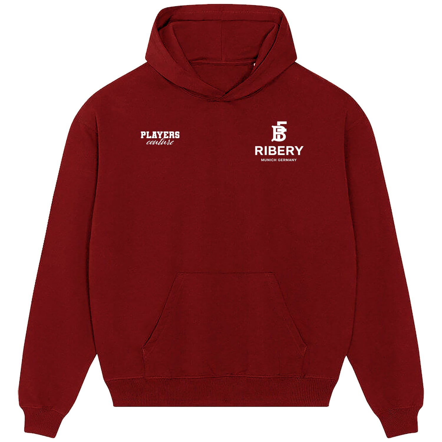 Frank Ribery Logo Players Couture Men's Casual Hoodie Red