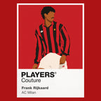 Frank Rijkaard AC Milan Icon Frame — Red