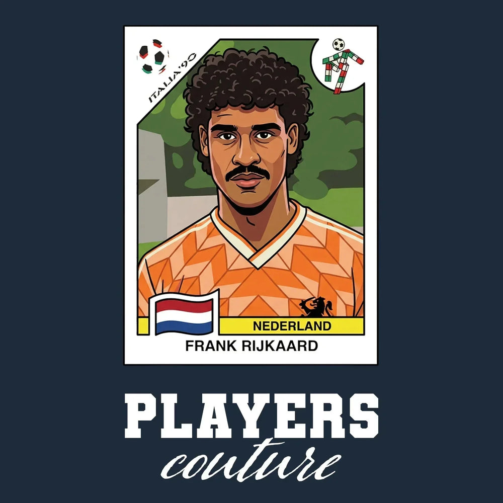 Frank Rijkaard World Cup Sticker Men's Hoodie – frank rijkaard navy Players Couture design