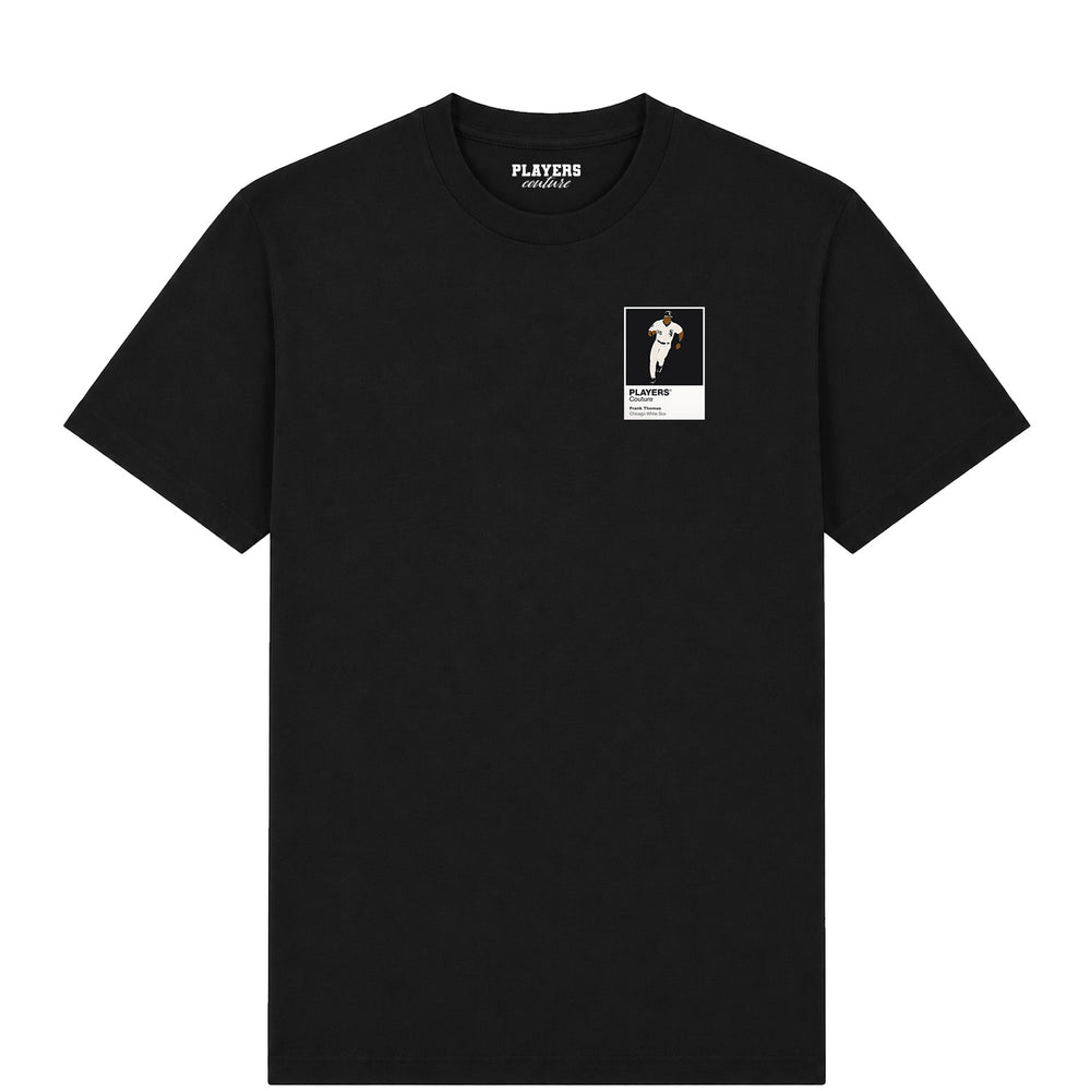 Frank Thomas White Sox Baseball Icon Frame Men's T-Shirt - Black