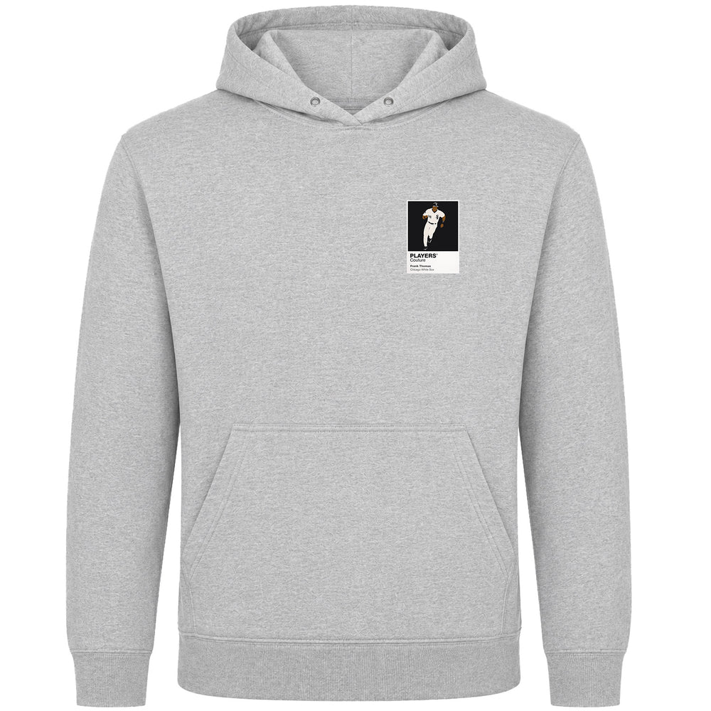 Frank Thomas White Sox Baseball Icon Frame Men's Hoodie - Gray