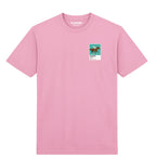 Frankel horse racing T-shirt – mens pink tshirt view