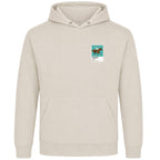 Frankel horse racing hoodie – mens stone hoodie view