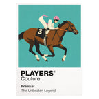 Frankel horse racing T-shirt – white view