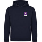 Frankie Dettori horse racing hoodie – mens navy hoodie view