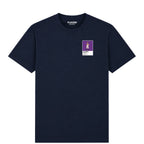 Frankie Dettori horse racing T-shirt – mens navy tshirt view