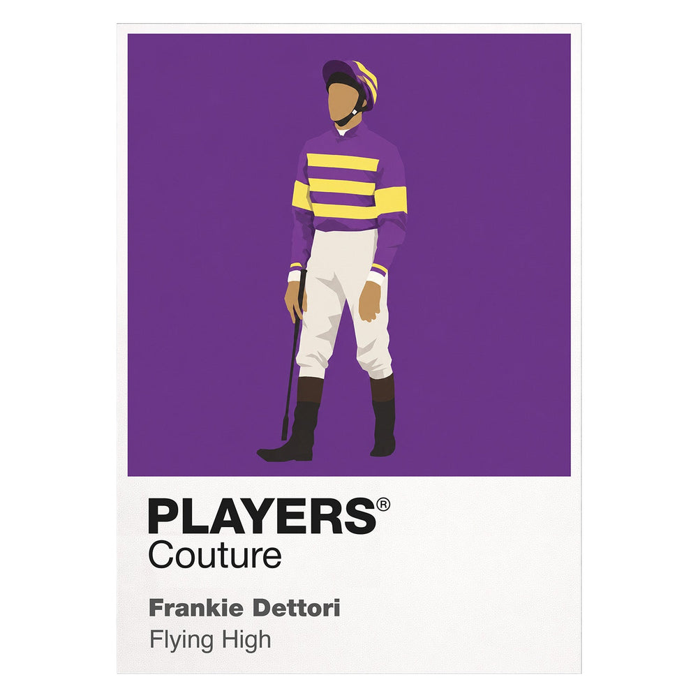 Frankie Dettori horse racing T-shirt – white view
