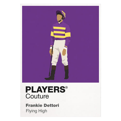 Frankie Dettori horse racing T-shirt – white view