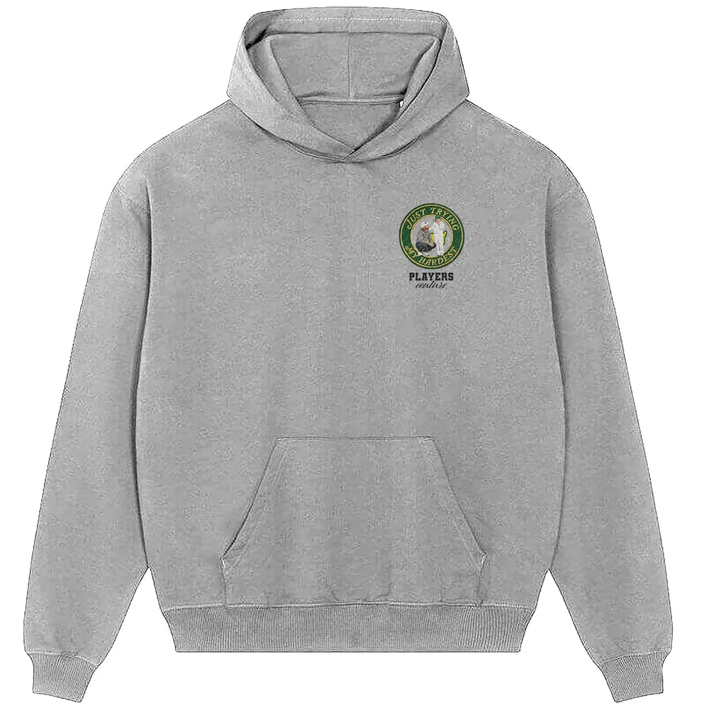 Frankie Fleetwood Just Trying My Hardest hoodie – black men's hoodie featuring the Frankie Fleetwood Just Trying My Hardest