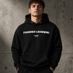 fransisco-lachowski name-print hoodie - black