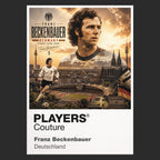 Franz Beckenbauer Germany Atlas Frame artwork by Players Couture