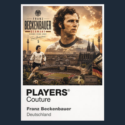 Franz Beckenbauer Germany Atlas Frame artwork by Players Couture