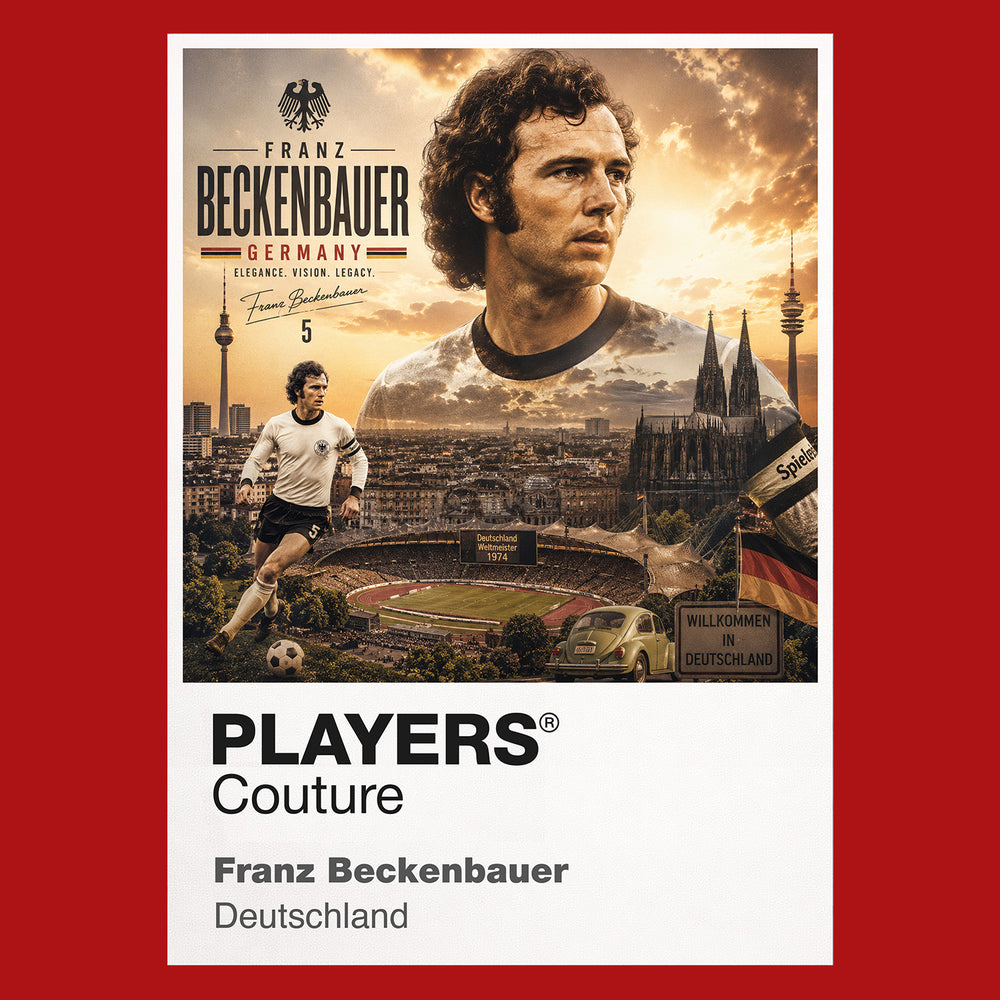Franz Beckenbauer Germany Atlas Frame artwork by Players Couture