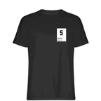 Franz Beckenbauer 5 Football t-shirt – black men's t-shirt featuring the Franz Beckenbauer 5 Football Players Couture logo