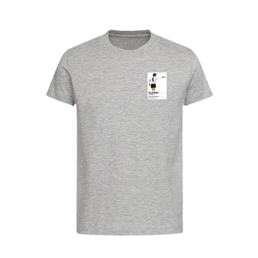 Franz Beckenbauer Germany Icon Frame Kids T-Shirt - Grey