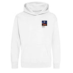 Franz Beckenbauer Germany Icons in Lights Frame Kids Hoodie in White