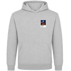 Franz Beckenbauer Germany Icons in Lights Frame Men's Hoodie in Gray