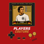 Franz Beckenbauer 1P 8-Bit hoodie retro gaming design by Players Couture