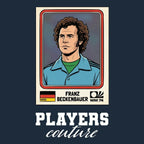 Franz Beckenbauer World Cup Sticker Men's Hoodie – franz beckenbauer navy Players Couture design