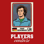 Franz Beckenbauer World Cup Sticker Kids T-Shirt – franz beckenbauer red Players Couture design